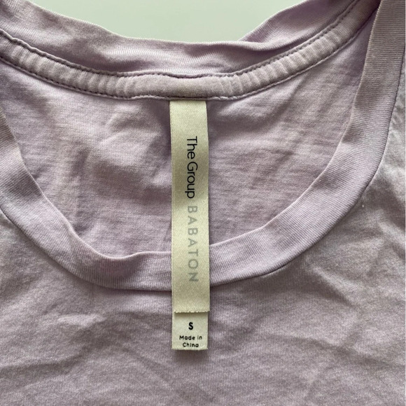 BABATON Aritzia Lilac Purple T-Shirt Size S - Picture 2 of 6